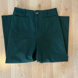 Anthropologie Cropped Wide Leg Pant